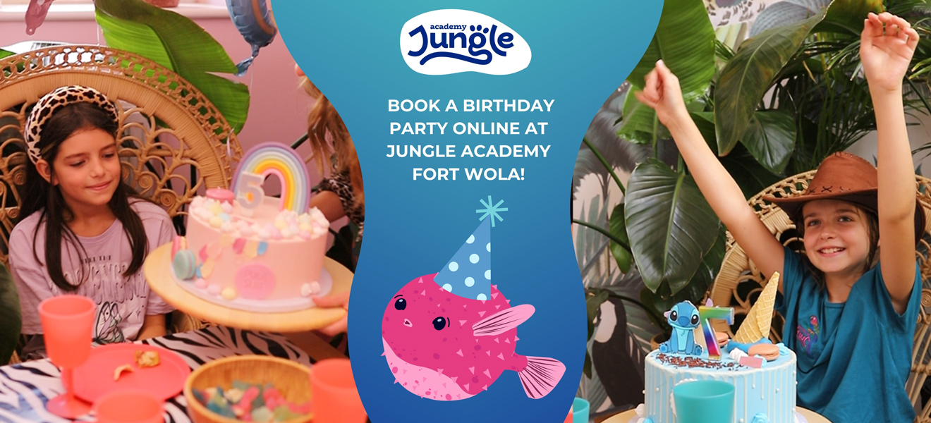 Birthday party at Jungle Academy - book online